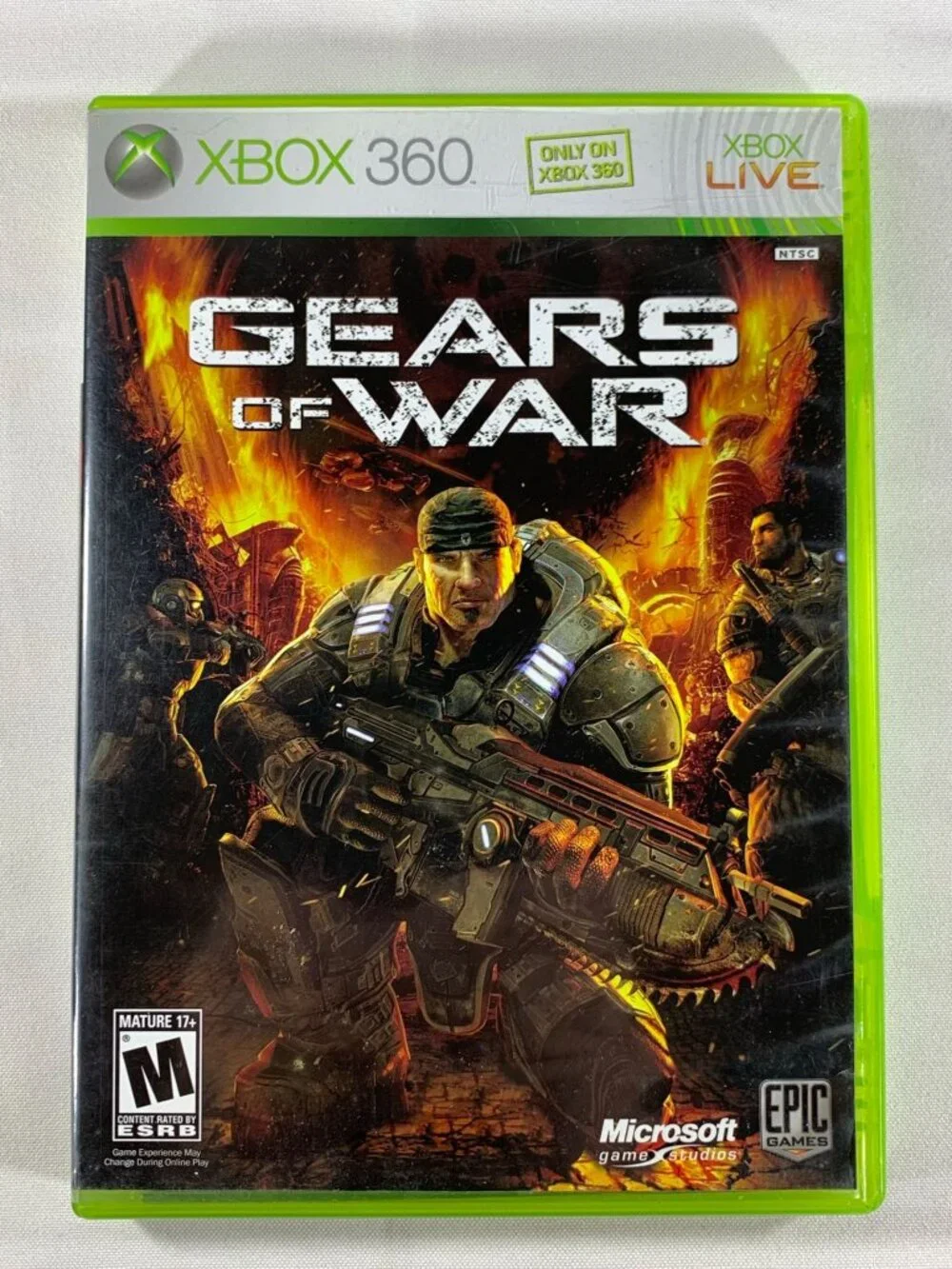 Gears Of War Xbox 360 Video Game Vtg 2006 Microsoft Complete 17+ Tested